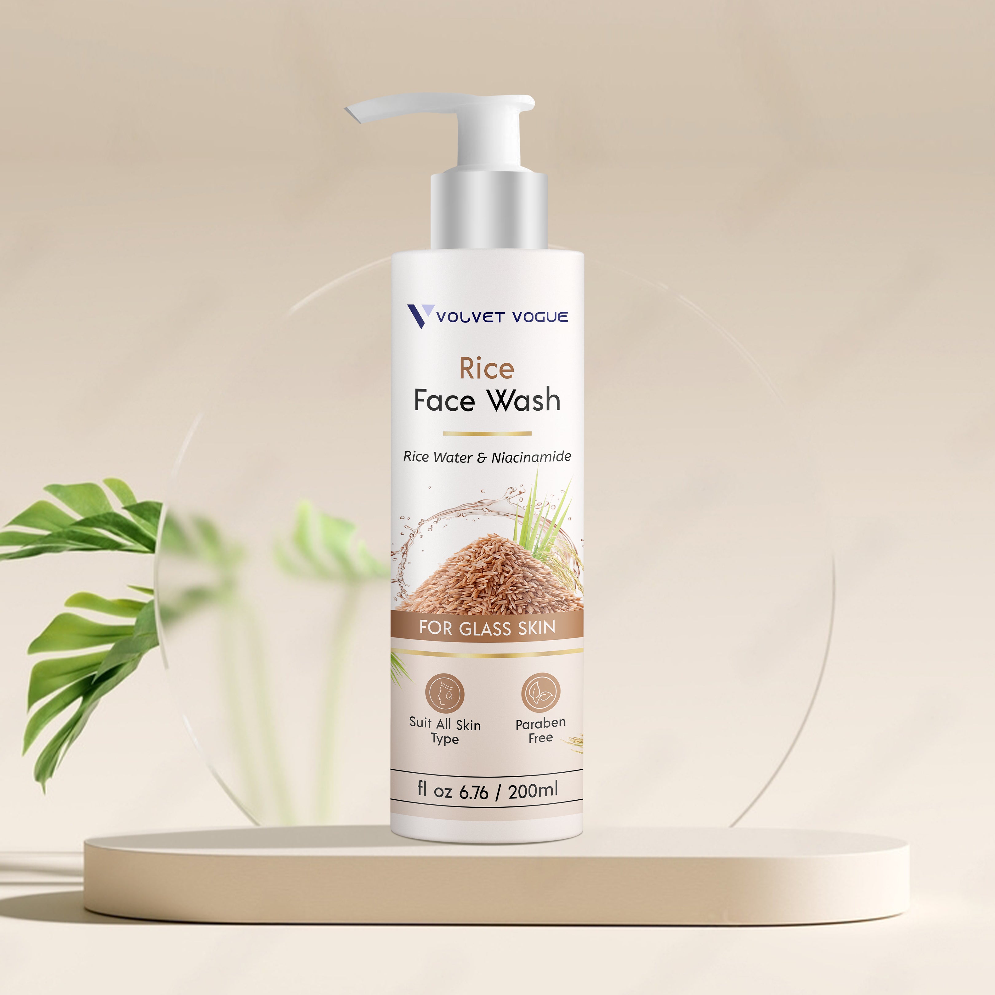 RICE FACE WASH FOR GLASS SKIN, 200ML