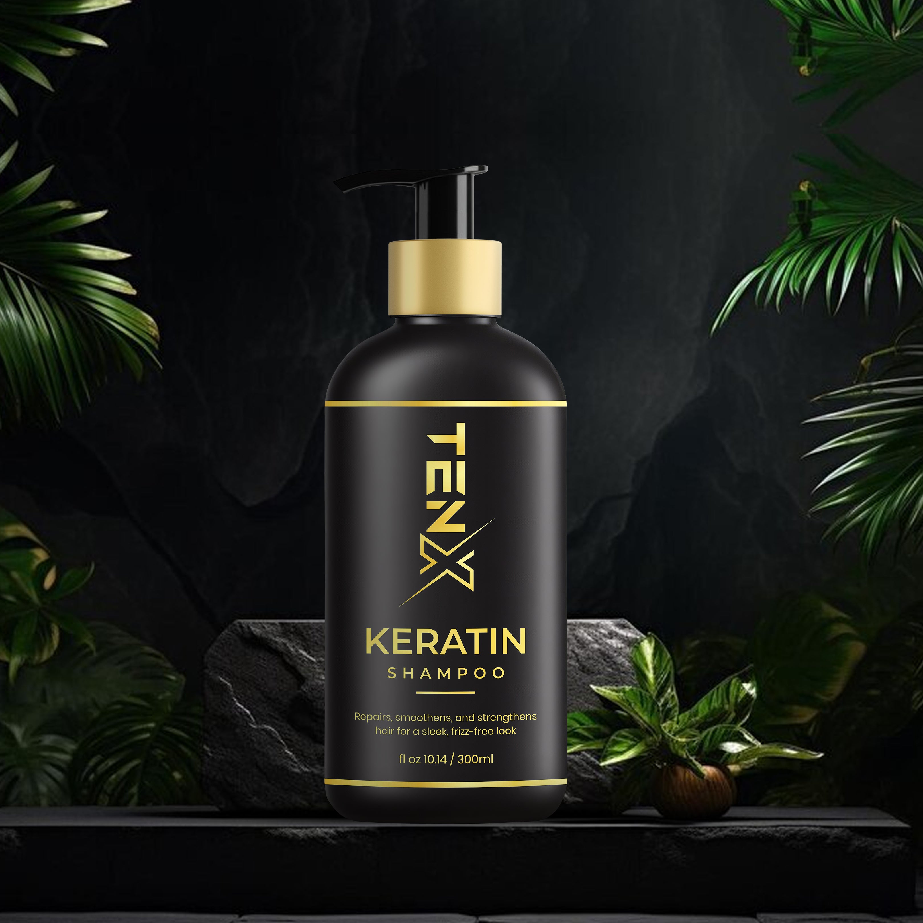 TENX KERATIN SHAMPOO FOR REPAIRS, SMOOTHENS, AND STRENGTHENS